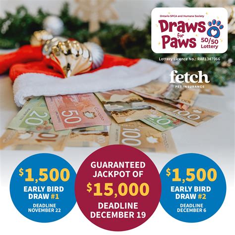 paw draw lottery|Support Ontario SPCA and Humane Society.